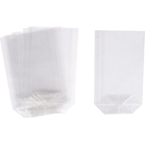 Sacchetti trasparenti per caramelle in cellophane, Rayher, 9,5 x 16 cm,10 pezzi. (1/2)