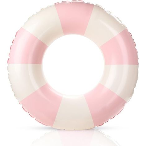 Ensemble de 8 pièces sur le thème des fruits pour des fêtes tropicales estivales au bord de la piscine : anneaux et ballons gonflables orange, style hawaïen