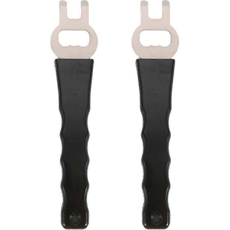 Lot de 2 pinces anti-brûlure pour grilles de barbecue, pratiques et antidérapantes.-21X4.5X1.3CM (1/4)