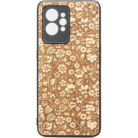 Realme GT 2 Pro Custodia in legno FIORI SELVATICI ANIEGRE