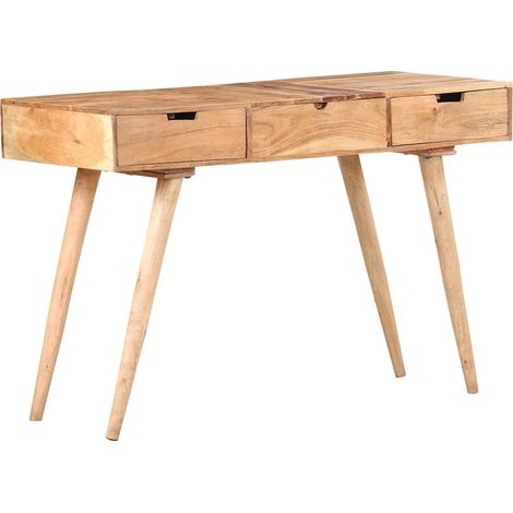 Maison Exclusive - Schminktisch mit Spiegel 112x45x76 cm Akazie M (1/5)