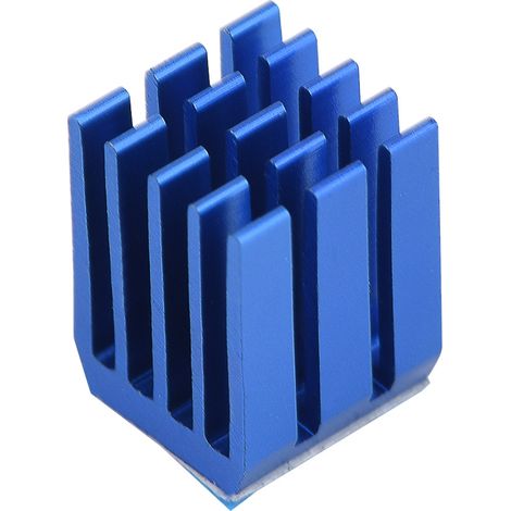 10 pièces Refroidisseurs Bleus Aluminium pour Moteurs Pas-à-Pas, Dissipateurs Thermiques Imprimante 3D