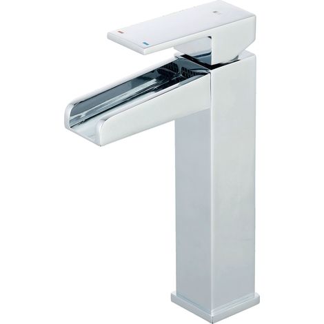 Essebagno Luzz hohe verchromte Waschtischarmatur