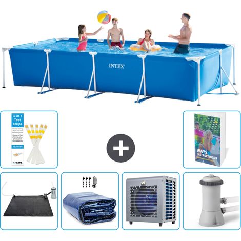 Rechteckiger Frame Pool - 450x220x84 cm - 7-teilig S42 (1/5)