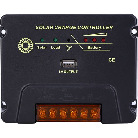 Régulateur de charge solaire MPPT 12V/24V 20A avec carte de commande CPY et microcontrôleur pour gestion charge/décharge (1/5)