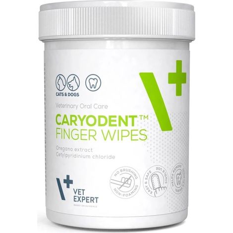 Lingettes pour les doigts VetExpert Caryodent, 50 unités (1/2)