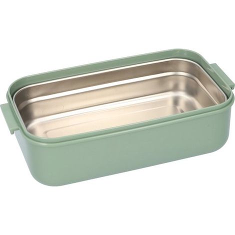 Boîte à lunch luxe avec soupe – Verte – Étanche – Couverts inclus – Enfants et adultes – École et travail