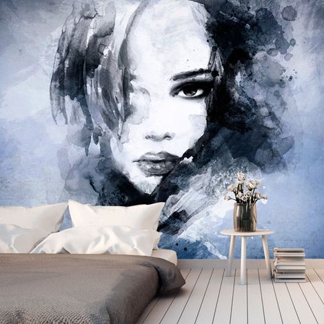 Papier peint Blue Enigma - 200 x 140 cm (1/4)