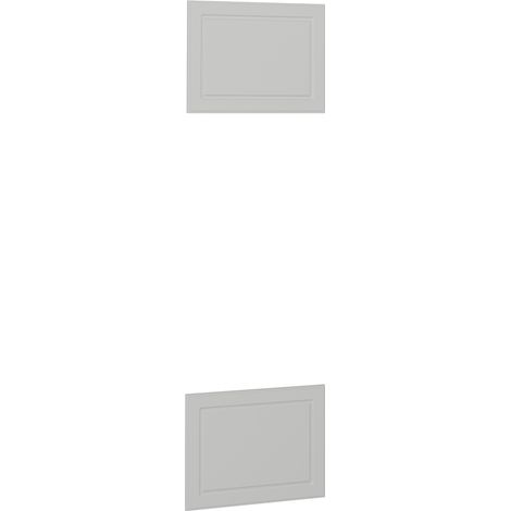 Frente de cocina R-Line, Blanco casa de campo, 59.6 x 76.6 cm frente de mueble para mueble de integración de microondas, Vicco (1/5)