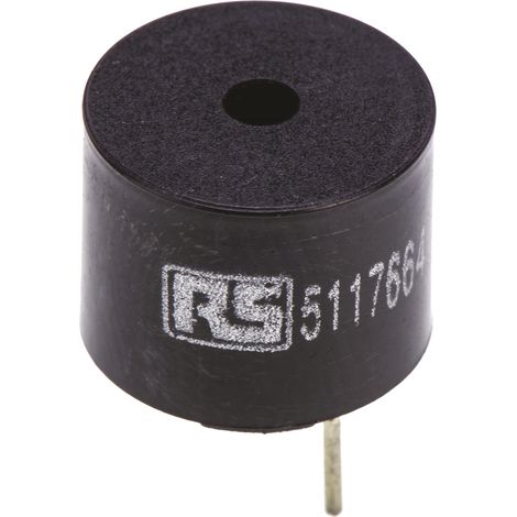 Composant du bruiteur magnétique RS PRO 85dB Continu, 12V c.c. max, Montage sur CI (1/2)