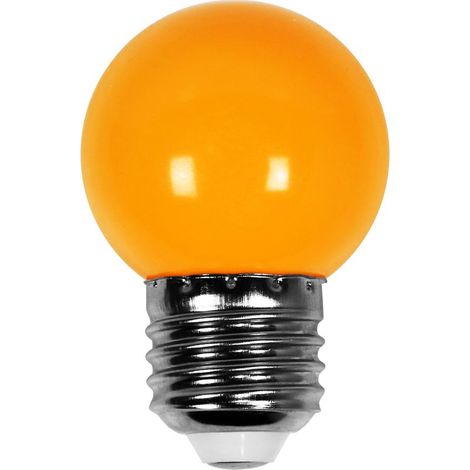 Soavoa Ampoule Led E27 Orange 1,5W Pour Guirlande Guinguette IP65 Diamètre 5cm (1/5)