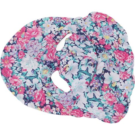 Chapeau fleuri pour animaux de compagnie, protection des yeux, confortable et facile à porter, chapeau de soleil fleuri pour chiens et chats, taille M (1/5)