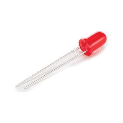 Led Standard 5mm - Rosso Diffusore