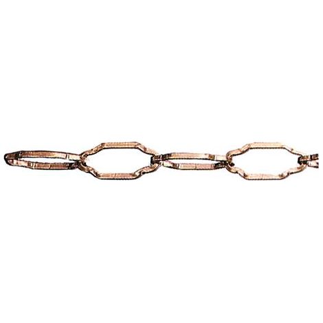 15 mt catena fune filo quadro per lampadari fari esterno 2,4 mm bronzata