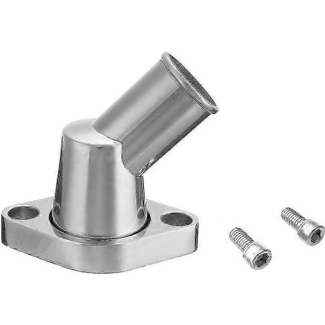 Boîtier de thermostat en aluminium pour moteurs 327, 350, 396 et 454 sortie de liquide de refroidissement. (1/5)
