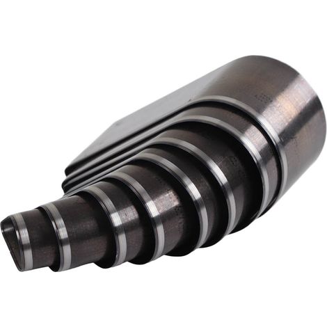 Lot de 8 emporte-pièce cuir forme goutte à facetter manuel en acier alliage pour perçage création bijou DIY (1/5)