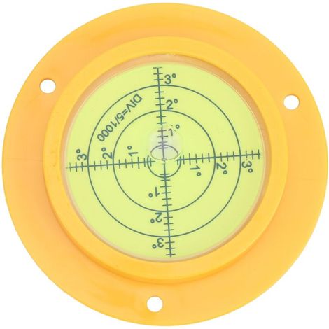 Jeffergarden Niveau à bulle rond gradué 90 x 17 mm pour plateforme d'appareil photo (1/5)