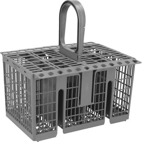 Panier à couverts pour lave-vaisselle compatible avec Hotpoint, Indesit, Whirlpool, Gris
