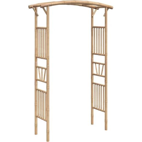 Arche en bambou rose, 118 x 40 x 187 cm (1/5)