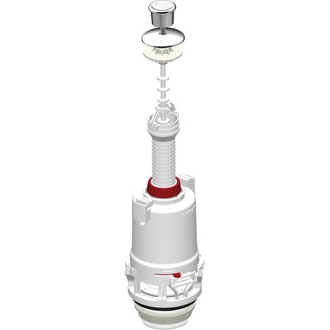 Soupape à tirette pour mécanisme de chasse d'eau – Installation sans outil – S'adapte à réservoirs 18-40 mm – Joint silicone et élastomère – Mpmp (1/5)