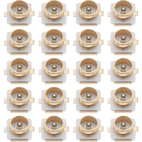 80pcs IPX U.FL RF Coaxial Connector SMD SMT Solder PCB Mount Female Jack Plug for Wireless Antenna LAN Equipment Coaxial Cable (1/5)