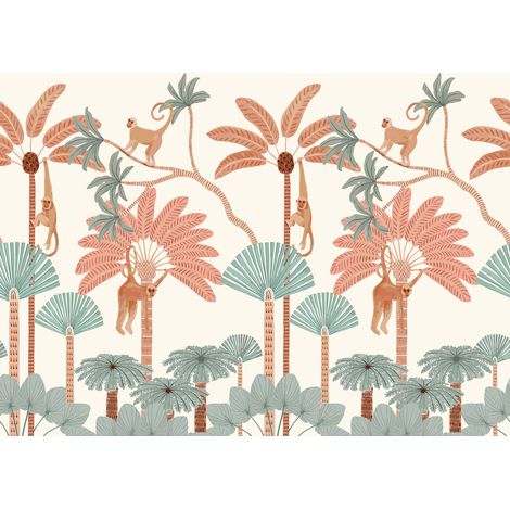 Papier peint panoramique - Jungle - 130 cm x 93 cm (1/2)