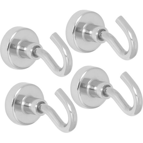 Magnet Strend Pro, extra stark, mit Aufhänger, 16 mm, max. 6 kg, Packung 4 Stk.