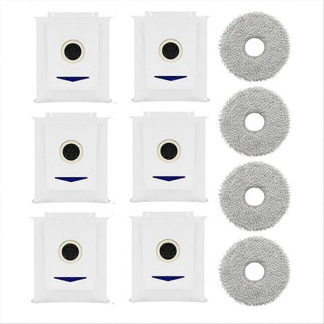 Accessoires de rechange pour le robot laveur Ecovacs Deebot T30 MAX/T30 Pro Omni : chiffon, sac à poussière (1/5)