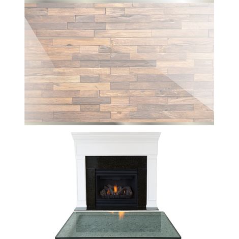 VIDRIO PARA CHIMENEA, BASE DE VIDRIO TEMPLADO GOAT, DIMENSIONES 65x60, TRANSPARENTE (1/5)