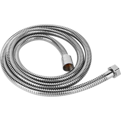 Flexible De Douche - Acier Inoxydable G1/2 - 1.5 Mètres - Anti-Enroulement - Salle De Bain (1/5)
