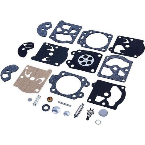 Kit de réparation carburateur pour tronçonneuse, débroussailleuse et taille-haie – 3 pièces, compatible Walbro K10-WAT, WT391, WT20, H500 (1/4)