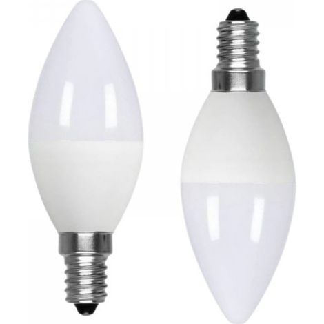 2 Pezzi Lampadina LED, Lampadina E14 C37 9W 860LM Bianco Caldo 3000K D37X106mm