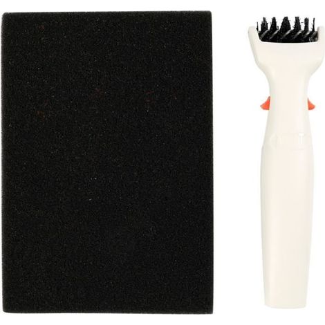 Kit de tapis et brosse pour matrice de coupe - 2 pcs - Mousse - Brosse roulette à picots
