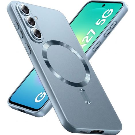 Funda para Samsung Galaxy A27 5G, ColorMag, compatible con MagSafe, color azul. (1/4)