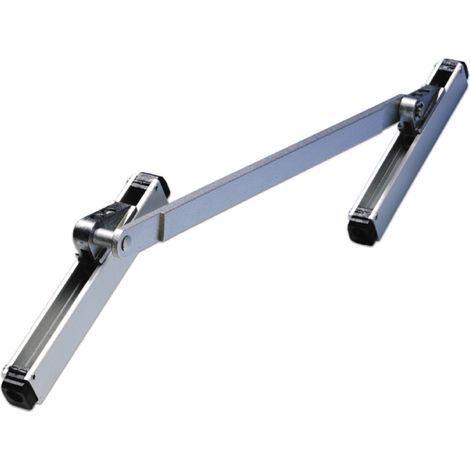 GEZE OL90N/OL95 Pfosten-/Rahmenübertragung, bis 150 mm, Alu silber eloxiert (1/4)