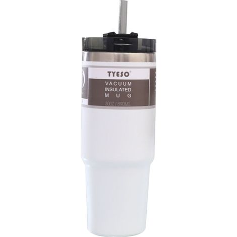 Tasse thermique en acier inoxydable 304 avec paille pour la maison (1/5)