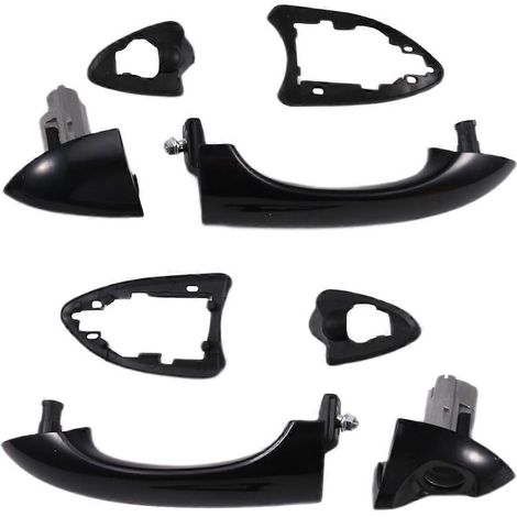 Poignée de porte extérieure avant gauche et droite pour BMW X5 E53 2000-2006, référence 51218243617 51218243618 (conduite à gauche). (1/5)