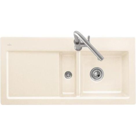 Villeroy & Boch Subway 60 Spüle Becken rechts 1000 x 510 671200TR mm Timber Ceramicplus Timber C+ 1000 x 510 mm