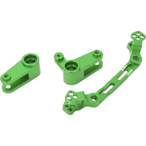 Kit de pièces de direction en alliage d'aluminium pour voiture radiocommandée ARRMA Granite 1/10 (vert) (1/5)