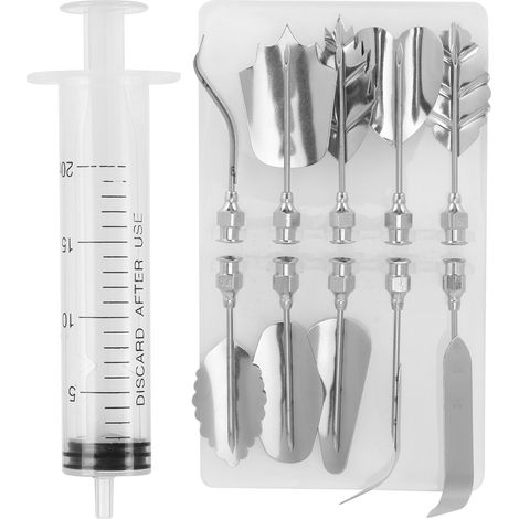 Ensemble de seringues à pâtisserie pour moules, moules, puddings et décorations de gâteaux, glaçage et crème pâtissière (1/5)