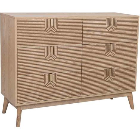 Aparador de madera marrón 120x39x90h cm (1/5)