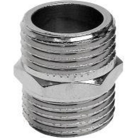 Double mamelon chrom'Š¢ 1/2" (1/2)