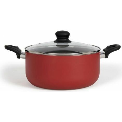 Pentola in alluminio da 28 cm con coperchio - MEP151R - Livoo (1/4)