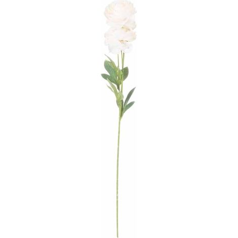 Ranunculus Artificial Flower - L8 x W32 x H80 cm - Cream