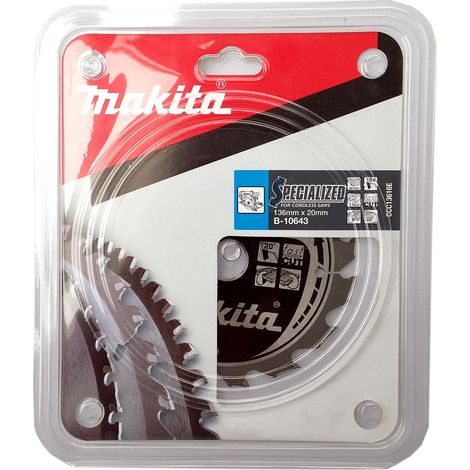 Lame de scie Makita 136x1 5x20 0 mm Z16