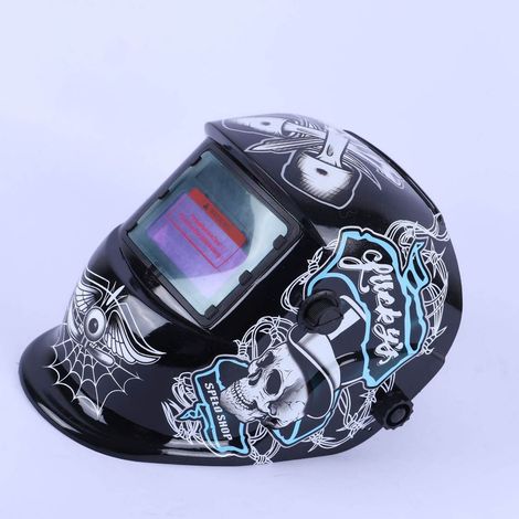 Schweißhelm mit hochklappbarer Schale, LCD-Bildschirm, automatischer Abdunkelung, Stirnschutz, isolierter Haube, Typ 4 (1/2)