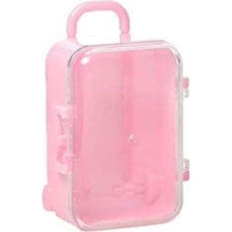 Boîte Valise Mini - Plastique Rigide - Étanche - Pour Bijoux Décoration Mariage Cadeau Festif - Lot de 1 (1/5)