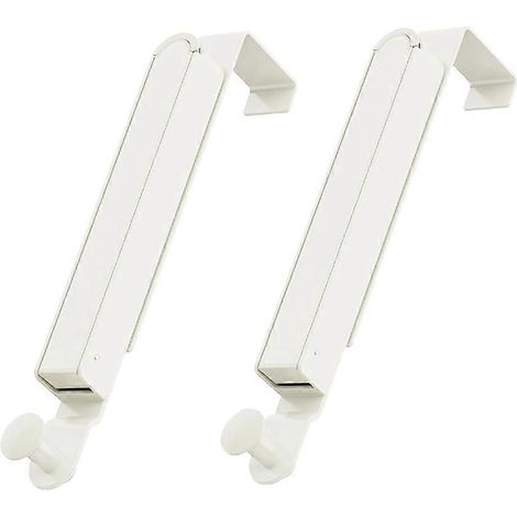 Pliable étendoir à linge, porte crochet cintre, portable blanc (1/5)