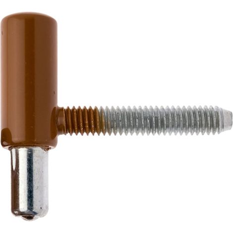 Fiche mâle CFP39130 diamètre 13 mm tige de 7 x 40 mm pour menuiserie PVC chêne doré RAL 8003 - OTLAV