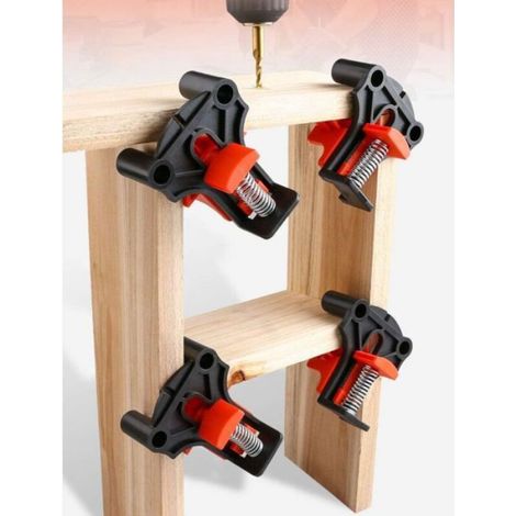 Serre-Joint Angle - 60 Degres 90 Degres 120 Degres - Pour Assemblage Bois - Lot De 4 (1/5)